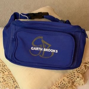 NWOT 1990s Garth Brooks royal blue fanny pack